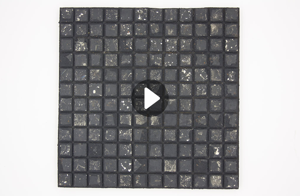 二合一陶瓷橡胶耐磨衬板施工工艺展示视频